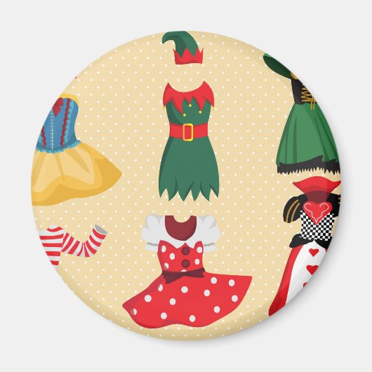 hallousische Kostüme Magnet (Vorne)