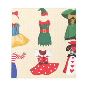 hallousische Kostüme Notizblock