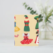 hallousische Kostüme Postkarte (Stehend Vorderseite)