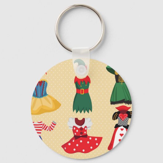 hallousische Kostüme Schlüsselanhänger (Vorderseite)