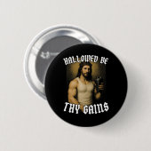 Hallow be deine Gewinne Button (Vorne & Hinten)
