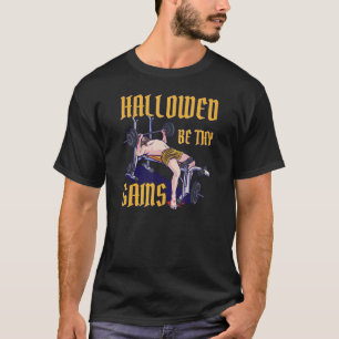 Hallow be dir Jesus Weightlift Workout T-Shirt