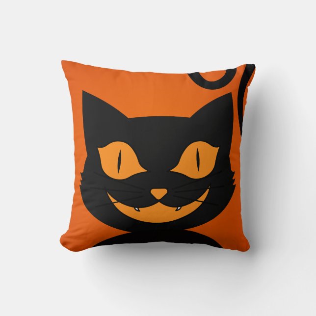 Hallow Pillows Creepy Cats Kissen (Vorderseite)
