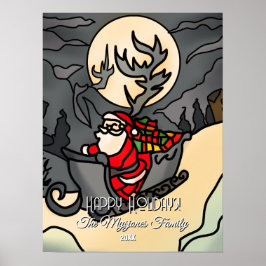 Hallow Rustic Holiday Club Poster