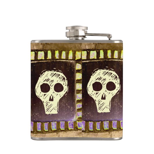 Hallow Skull Flachmann (Rückseite)