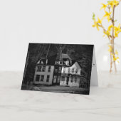 Hallowe’en card "Viktorianische Zuhause von Jordan Karte (Gelbe Blume)