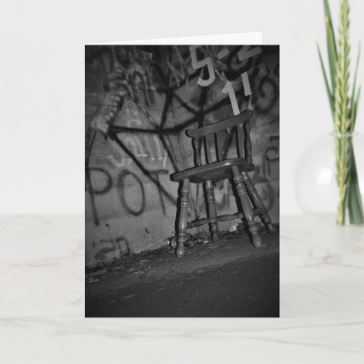 Hallowe’en card "Warte Lieferung" Karte (Vorderseite)