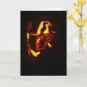 Hallowe’en card "Wicked Hexe" Karte (Gelbe Blume)