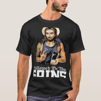 Hallowed Be Thy Gewinn Jesus Weight Lifting Workou T-Shirt