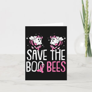 Hallowee des Brustkrebs-Bewusstseins für Boobienen Karte
