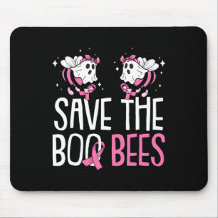 Hallowee des Brustkrebs-Bewusstseins für Boobienen Mousepad
