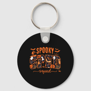 Hallowee des Sped Squad Teams Special Bildung Teac Schlüsselanhänger