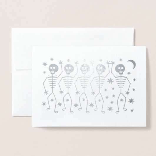 HALLOWEE ECHTE FOLIENkarte (Vorderseite mit Umschlag)