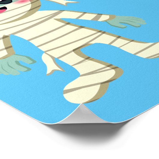 HALLOWEE "TRICK ODER BEHANDLUNG" POSTER PERSONALIS (Ecke)