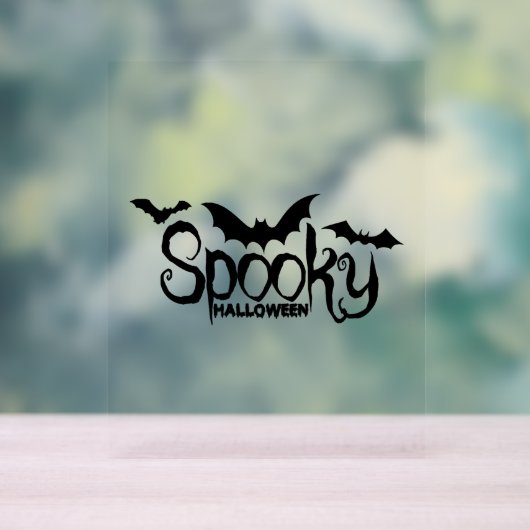 Halloweed Funny Hippie Pumpkin Halloween Acrylschild (Neutral)