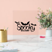 Halloweed Funny Hippie Pumpkin Halloween Acrylschild (Hochzeit)