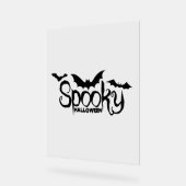 Halloweed Funny Hippie Pumpkin Halloween Acrylschild (Winkel)