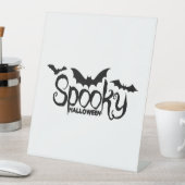 Halloweed Funny Hippie Pumpkin Halloween Sockelschild (In Situ)