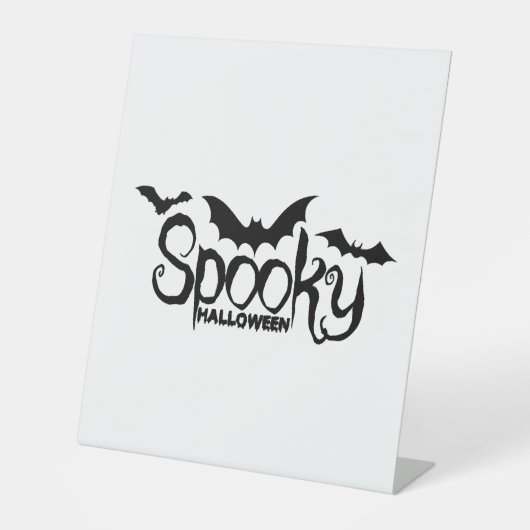 Halloweed Funny Hippie Pumpkin Halloween Sockelschild (Vorderseite)