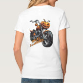 Halloween2003 Harley-Davidson Softail Night Train  T-Shirt (Rückseite)