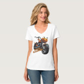 Halloween2003 Harley-Davidson Softail Night Train  T-Shirt (Vorderseite Vollansicht)