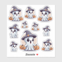 Halloween: 10 Geister mit Kürbissen - 