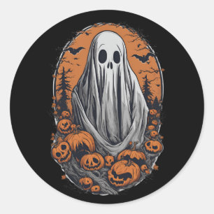 Halloween 10 spirit, spook, gift, niedlich, Herbst Runder Aufkleber