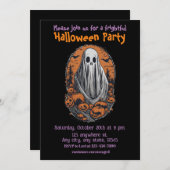 Halloween, 10 Spirituosen, Sporen, Party Einladung (Vorne/Hinten)