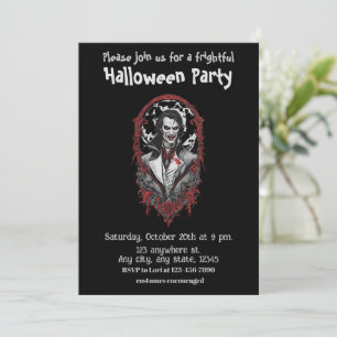 Halloween, 12 Vampire, erschreckend, beängstigend, Einladung