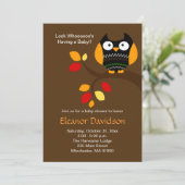 Halloween 12x18 Baby Dusche Einladung zweiseitig (Stehend Vorderseite)