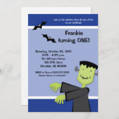 Halloween 12x18 Frankenstein Party Einladung (Vorne/Hinten)