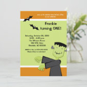 Halloween 12x18 Frankenstein Party Einladung (Stehend Vorderseite)