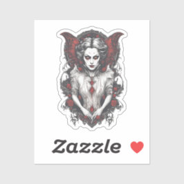 Halloween 13 Vampire, Horror, erschreckender Vampi Aufkleber