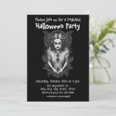 Halloween, 13 Vampire, lustig, erschreckend, beäng Einladung (Stehend Vorderseite)