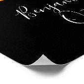 Halloween - 150 Signature Guest Book Alternative Poster (Ecke)