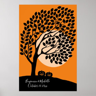 Halloween - 150 Signature Guest Book Alternative Poster