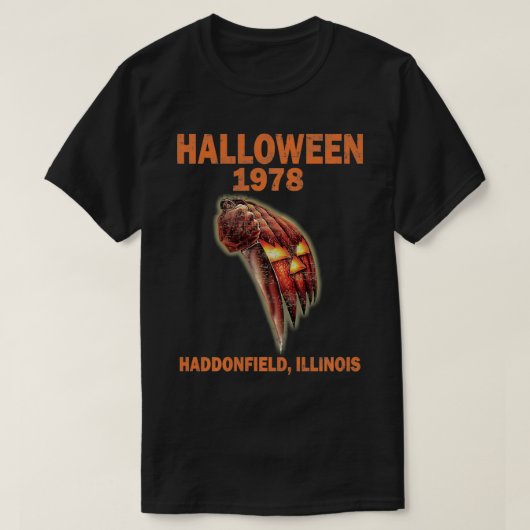 Halloween 1978 feierlich lustige Geschenkmyers Kür T-Shirt (Design vorne)