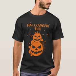 Halloween 1978 Feiertag Grusel Myers Kürbis T-Shirt