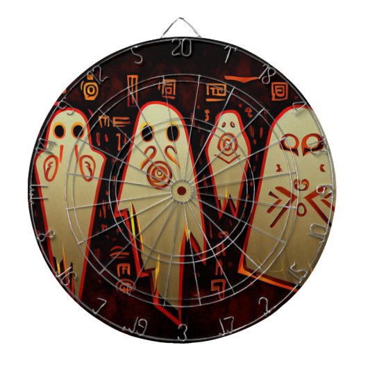 Halloween (1) dartscheibe (vorne)