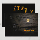 Halloween #1 einladung (Vorne/Hinten)