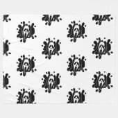 Halloween 1 fleecedecke (Vorderseite (Horizontal))