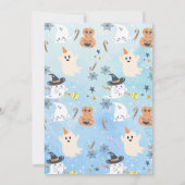 Halloween 1. Geburtstag Einladung (Rückseite)