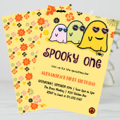 Halloween 1. Geburtstag Einladung Geisterspass 1