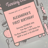 Halloween 1. Geburtstag Einladungen fallen Kürbis