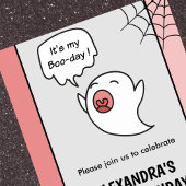 Halloween 1. Geburtstag Einladungen Geist boo