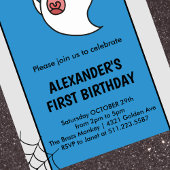 Halloween 1. Geburtstag Einladungen Oktober Klein