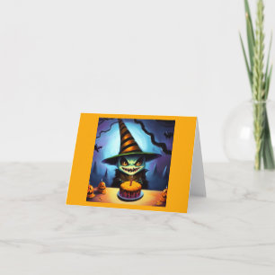 Halloween 1. Geburtstag Karte