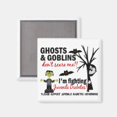 Halloween 1 Juvenile Diabetes Warrior Magnet (Vorderseite/Rückseite)