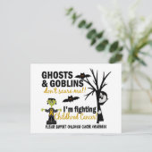 Halloween 1 Kinderkrebskrieger Postkarte (Stehend Vorderseite)