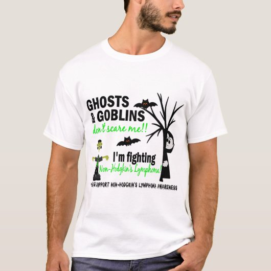 Halloween 1 Non-Hodgkins Lymphom-Krieger T-Shirt (Vorderseite)